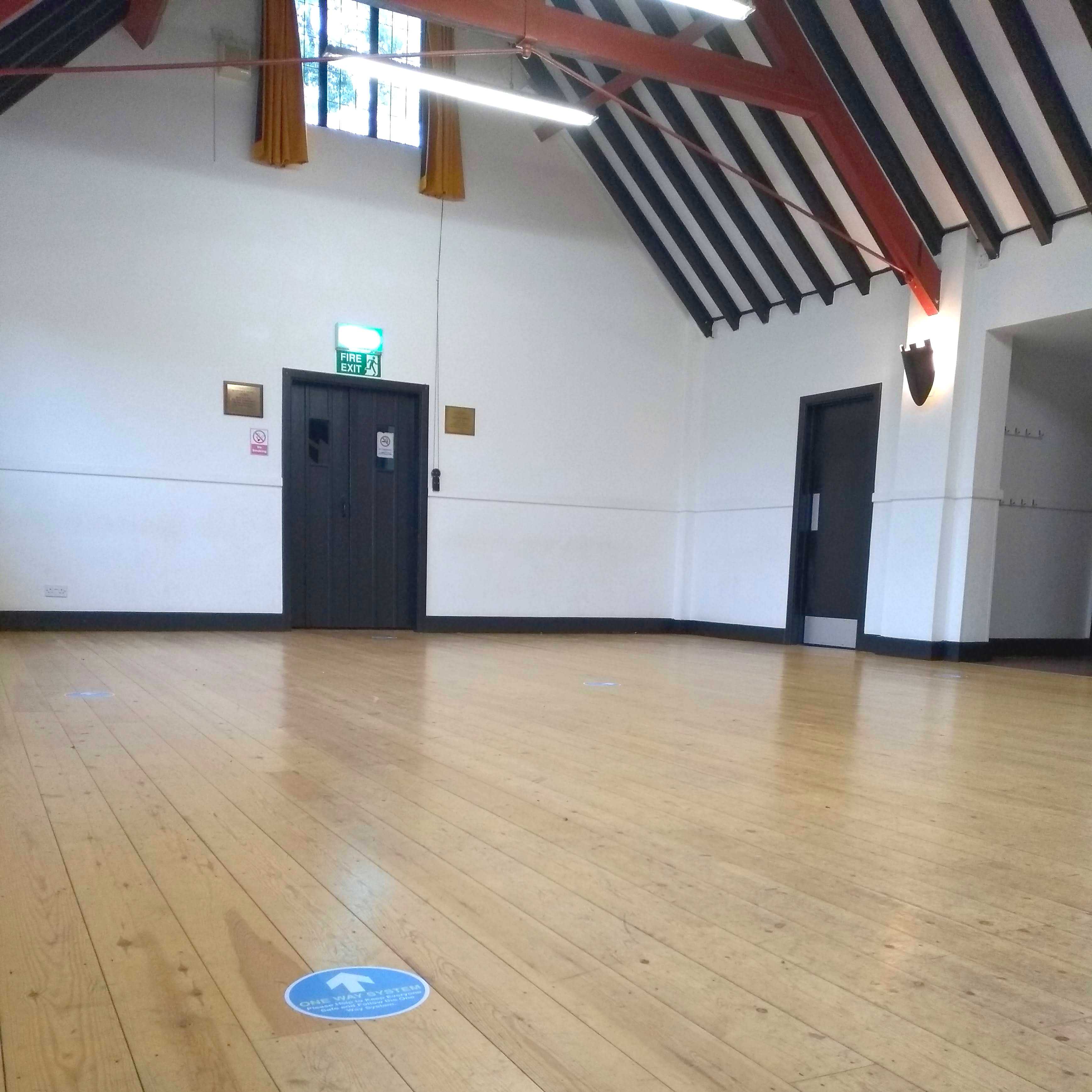 Inside Ash Village Hall
